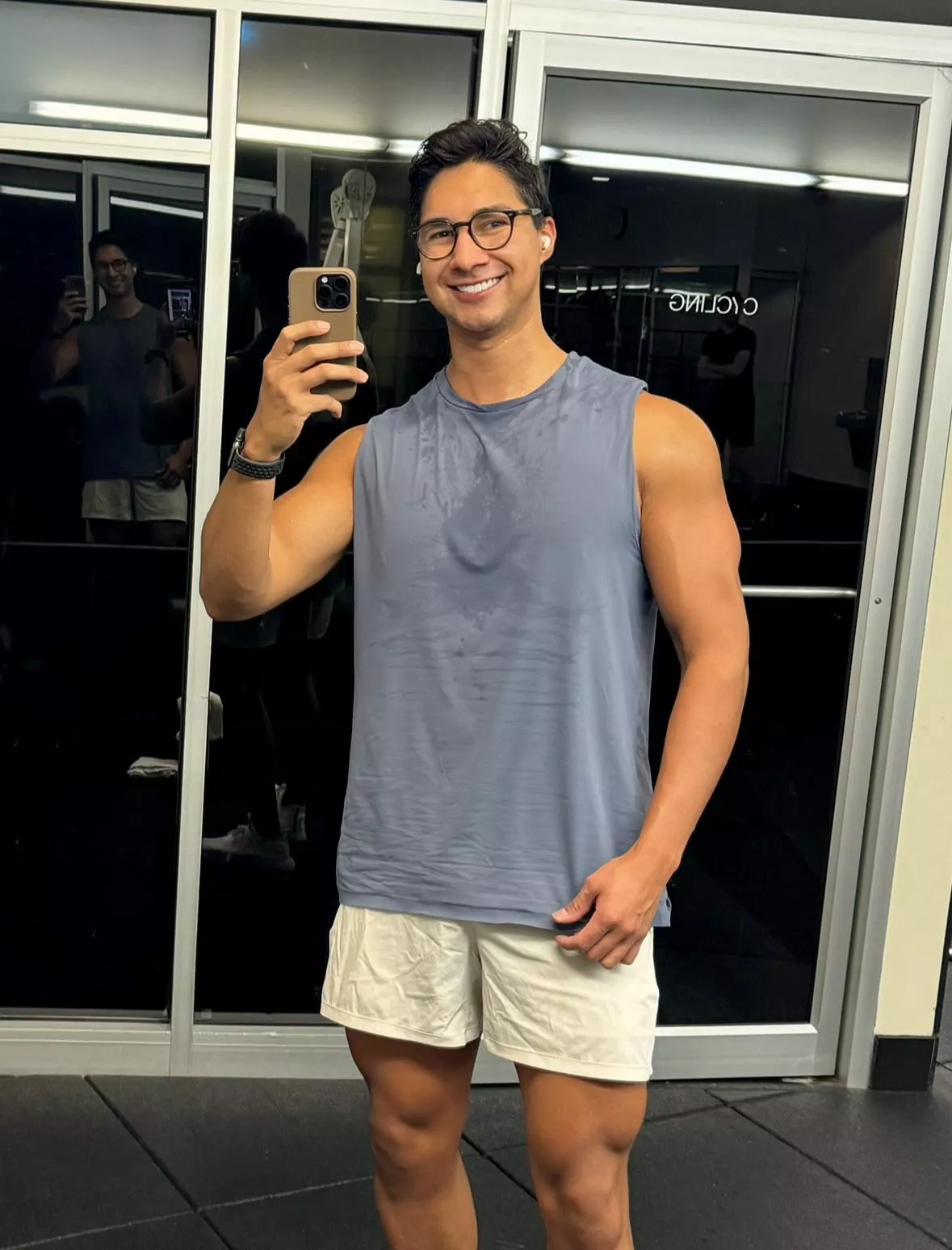 Post workout crazy smile 😬