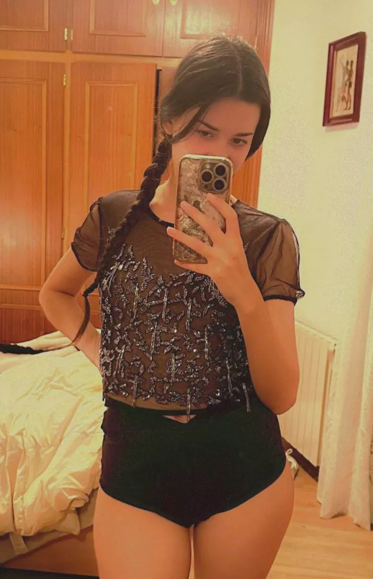 POV. I persuaded my music tutor to give me a private lesson and he found me waiting for him like this..