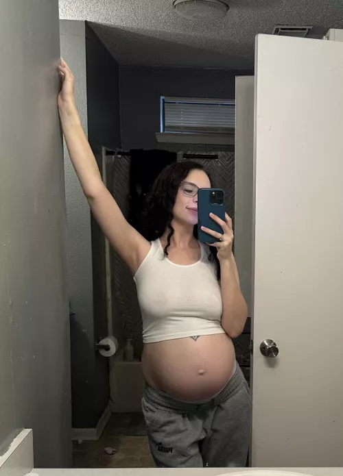 Sweats are all I fit into these days