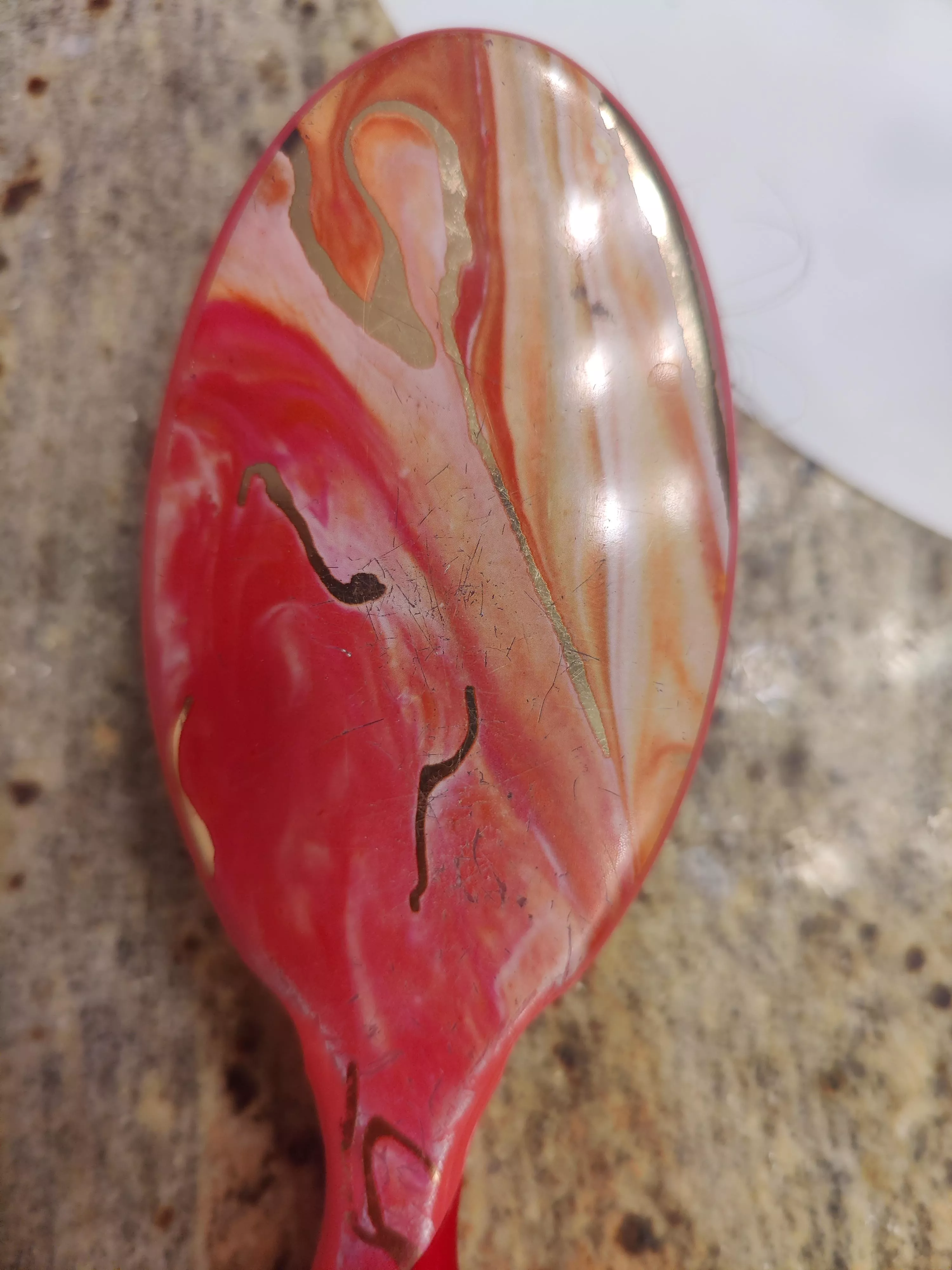 The design on my hairbrush has always kind of grossed me out...