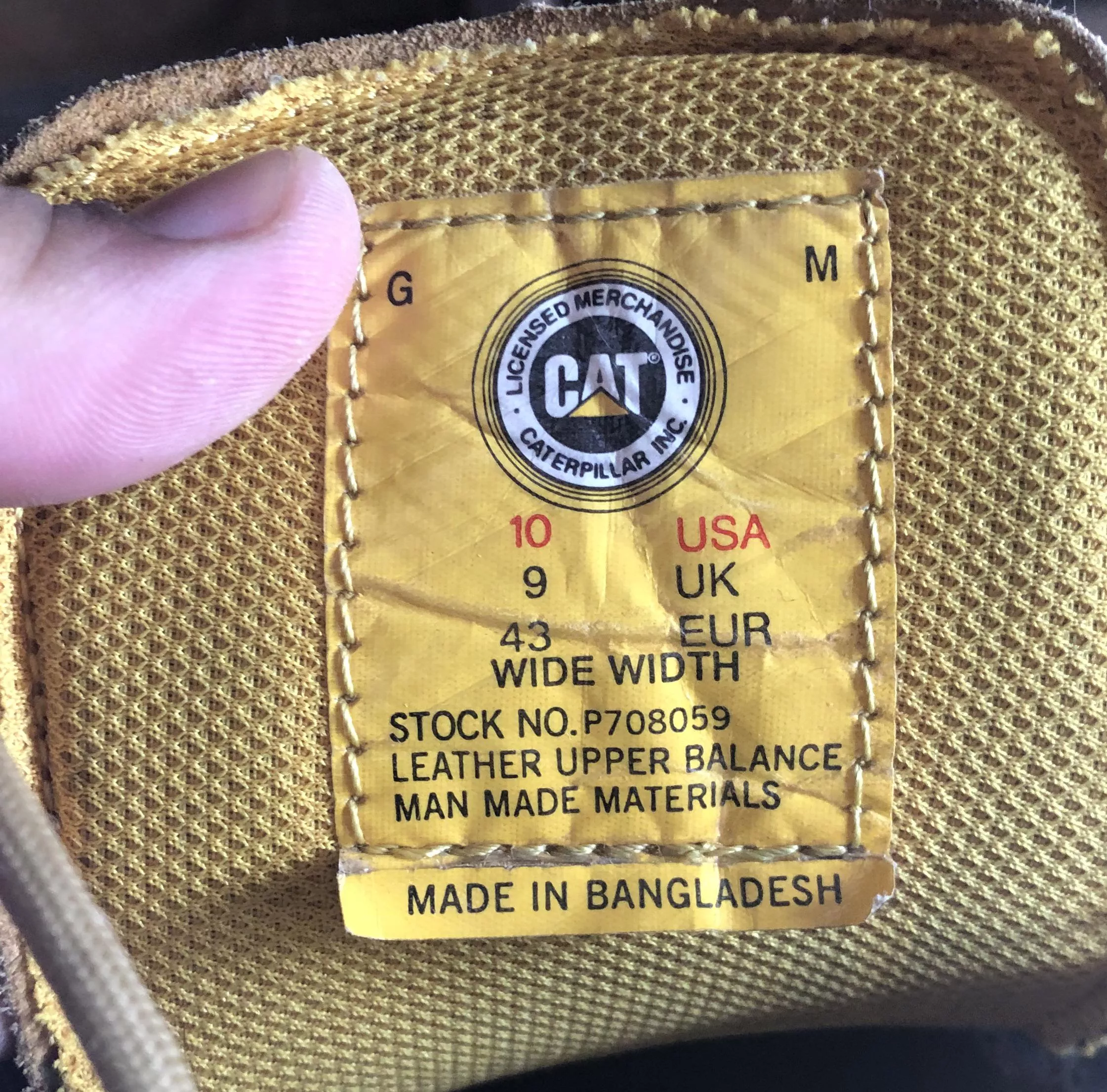 This is the size of boots I wear(caterpillar) what size should I buy if I am getting boots from timberland?