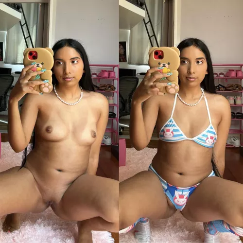 This petite brown frame wants to ride your face