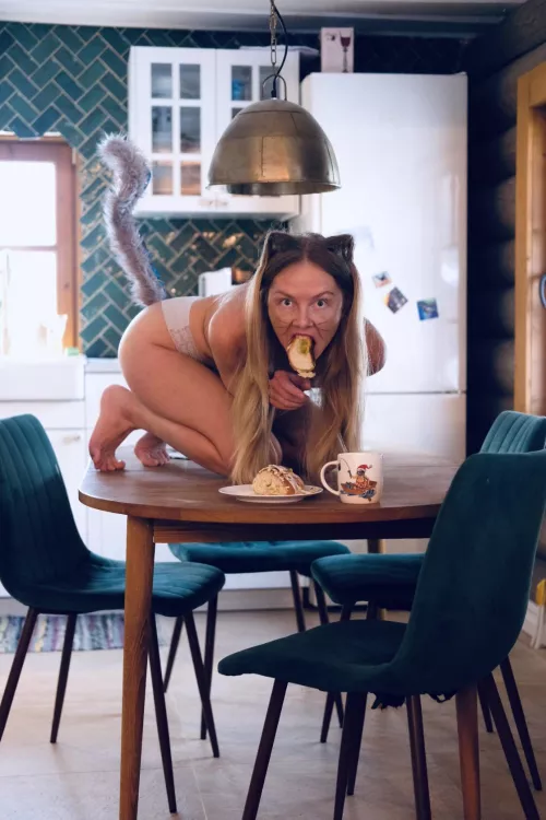 Ugh, that cat always on the table