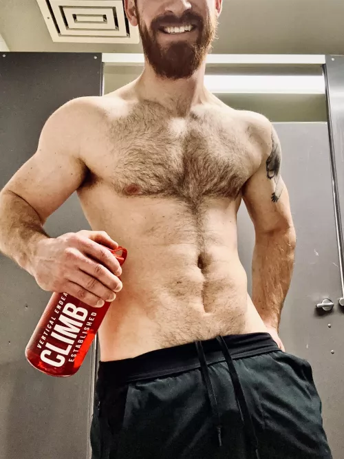 Wanna climb on top of Dad? [32]