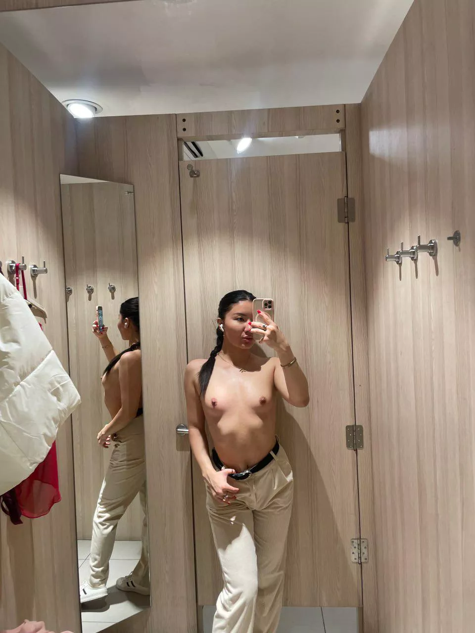 Would you like to join me in the fitting room?