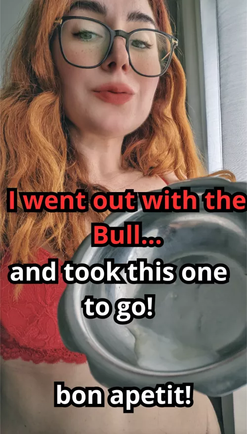 You asked me to bring you dessert!