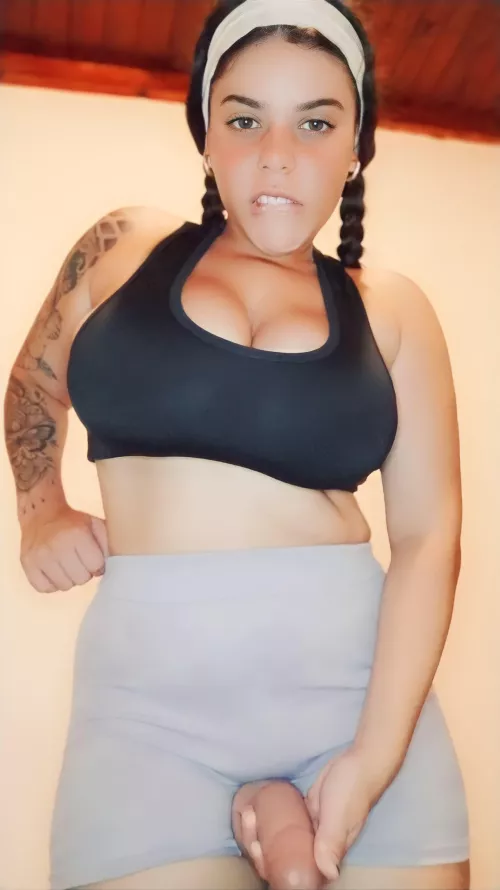 You need your mom to give you a cock to open your holes more