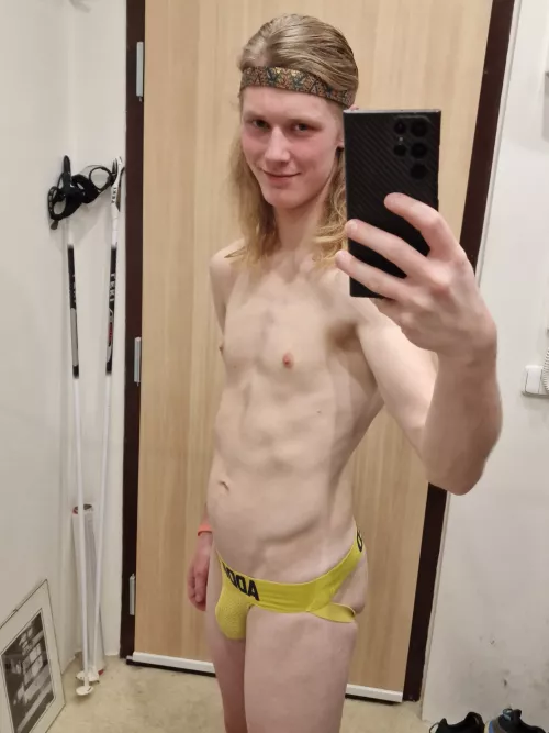 Anyone into long haired and skinny twinks? :)