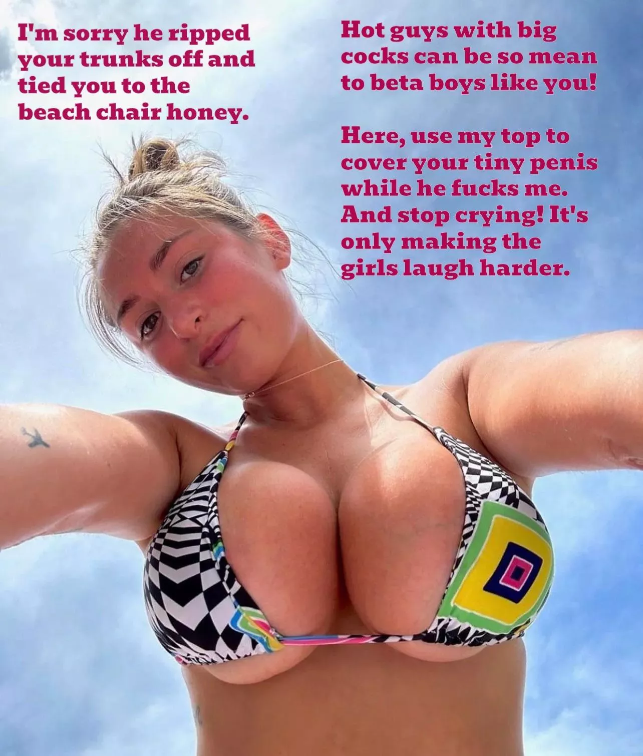 At least you got a full body tan