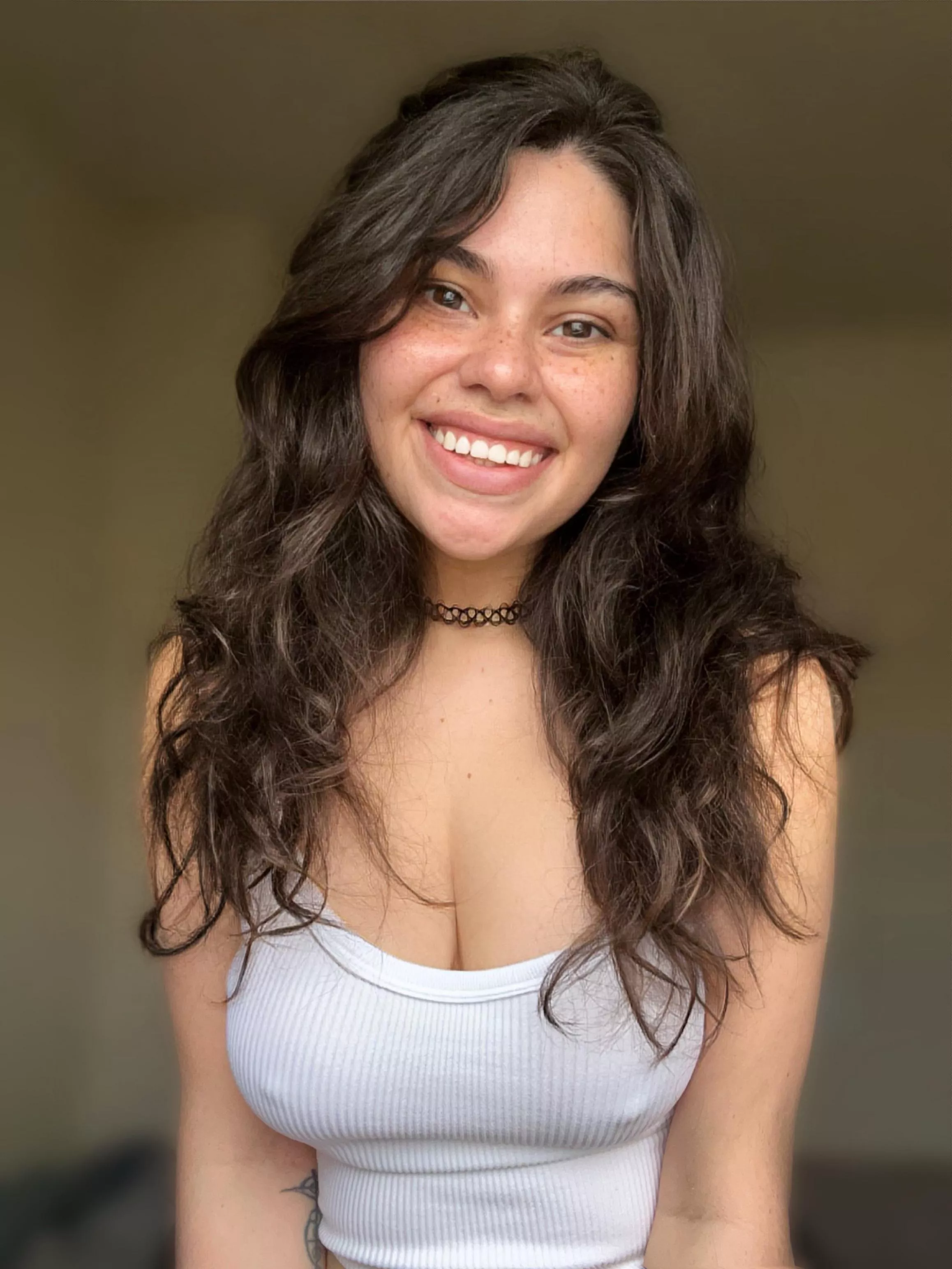 Braless in white is always the best look