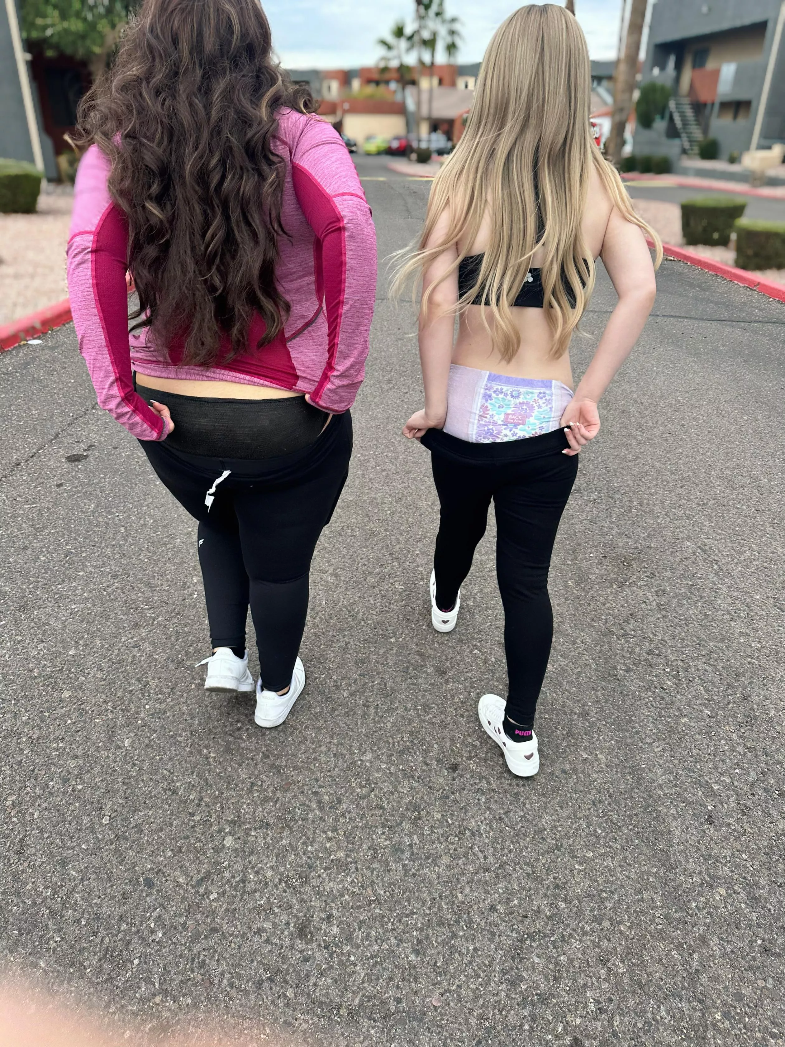 Can’t let you girls have an accident! Even while you’re out doing big girl things, daddy says so!