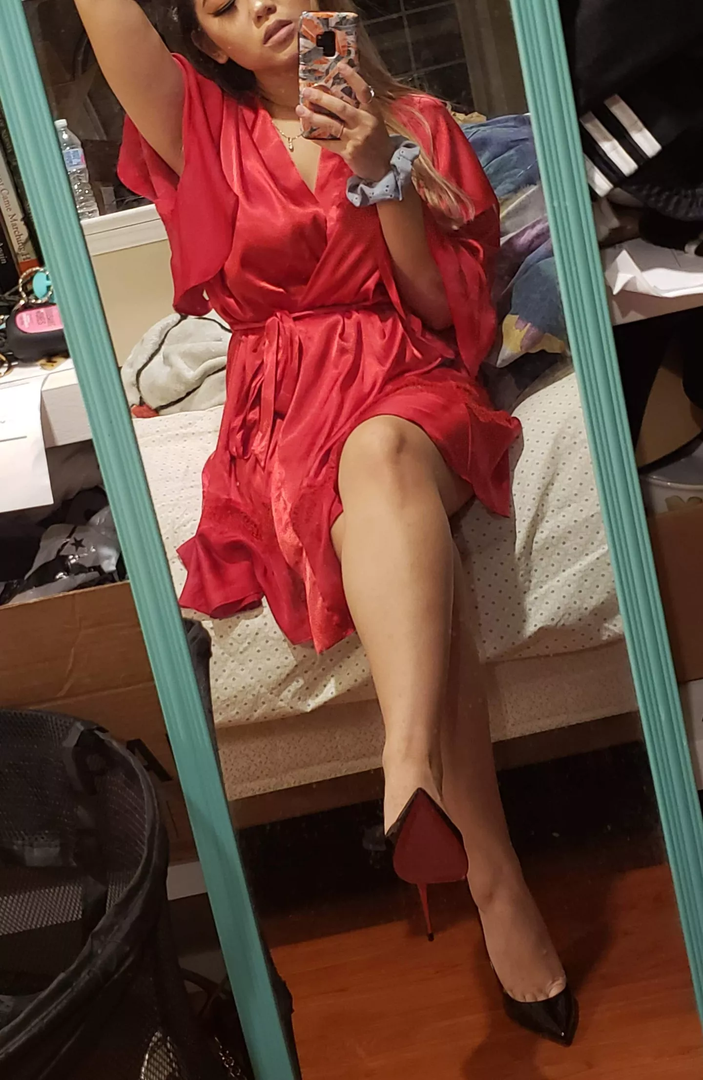 Come worship me while your wife watches you