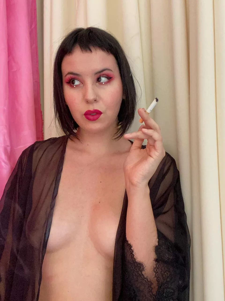 Do you want to smoke with me while I do it to you? I'd like that.