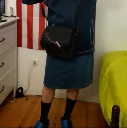 Dom Wife maked me wear a skirt