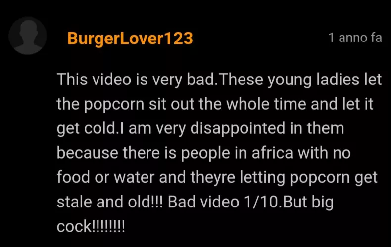 Don't let the popcorn get cold