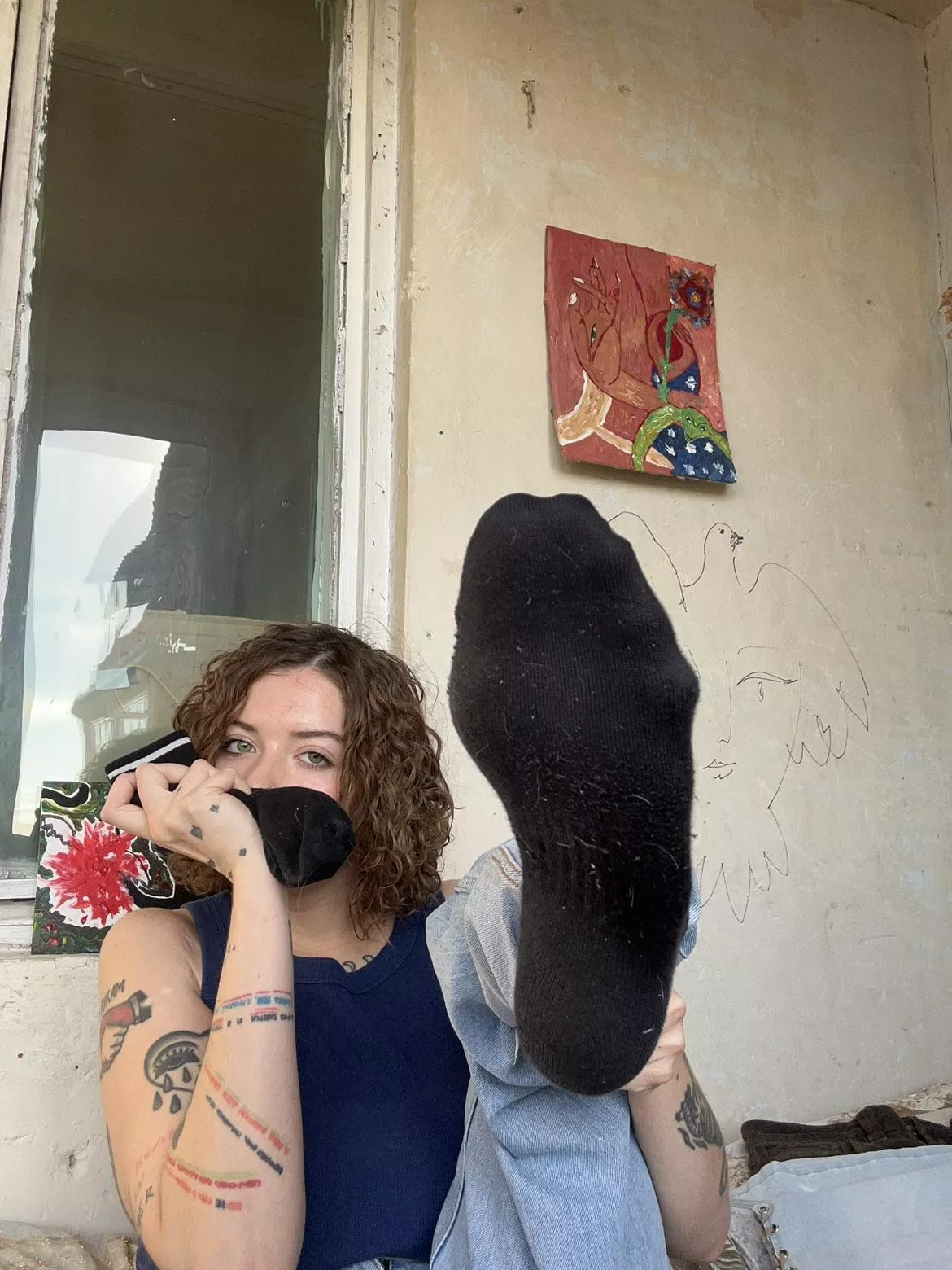 Don't slip in your saliva boy