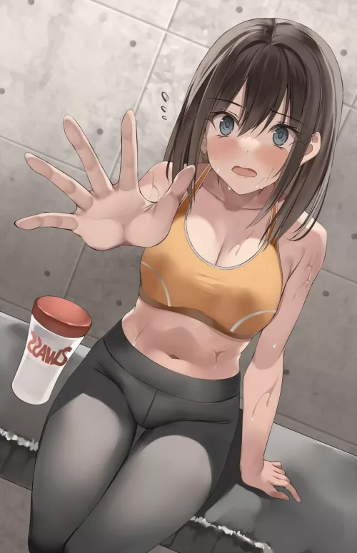 Exhausted & Sweaty [Artist's Original]