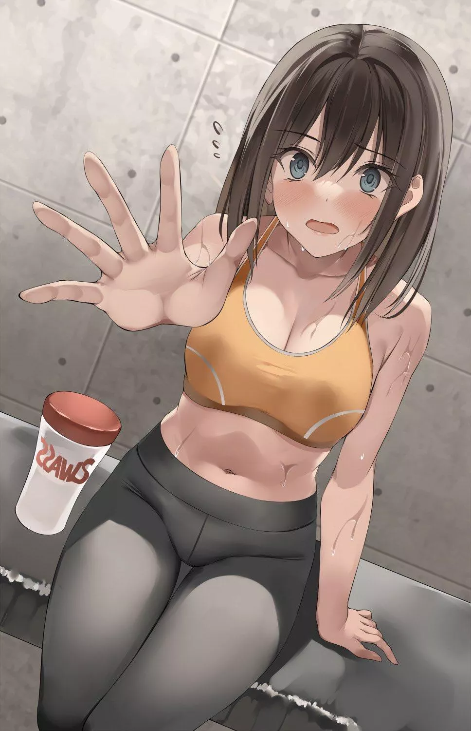 Exhausted & Sweaty [Artist's Original]
