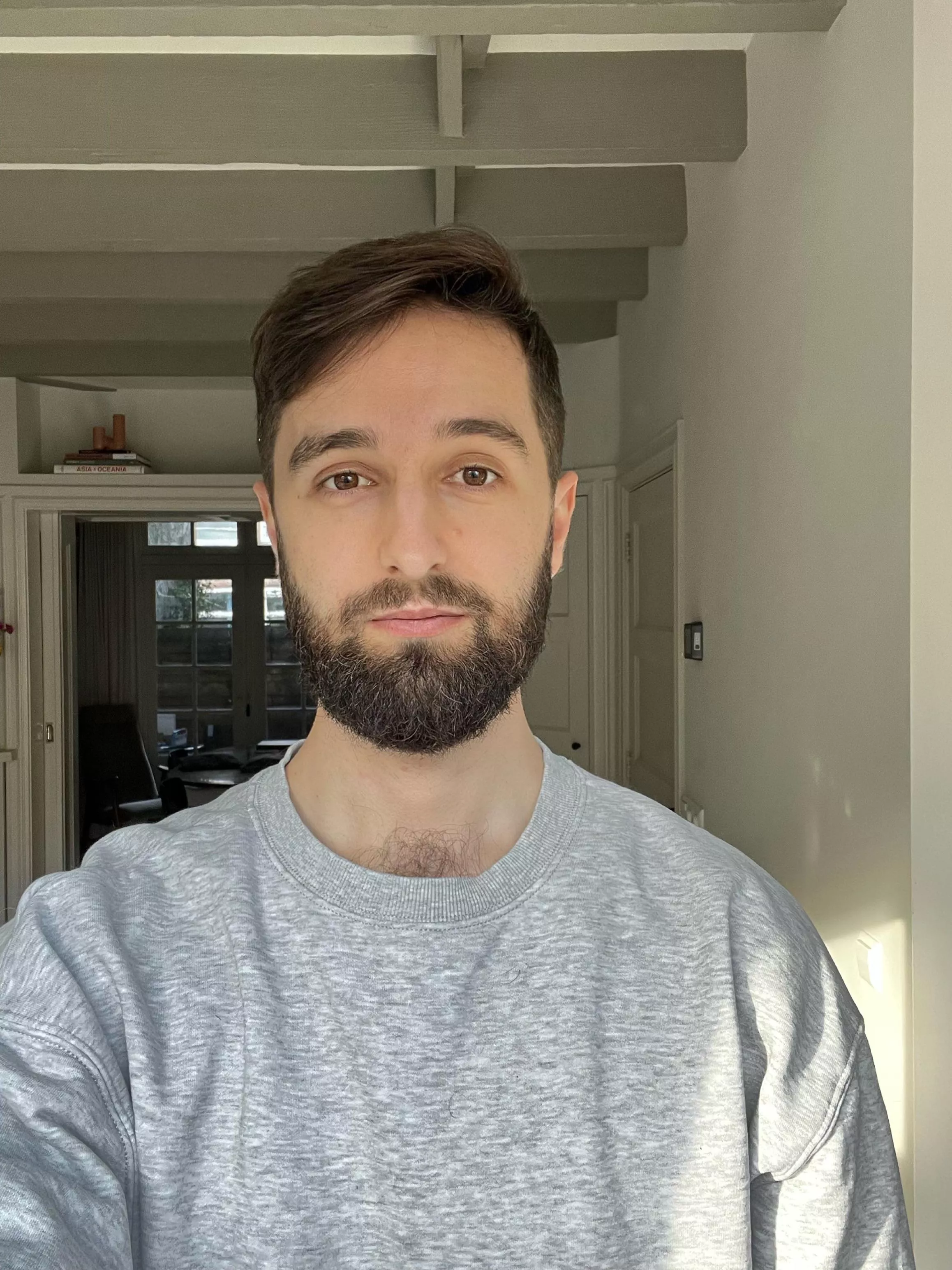 For those that demanded they see more of my chest hair last week