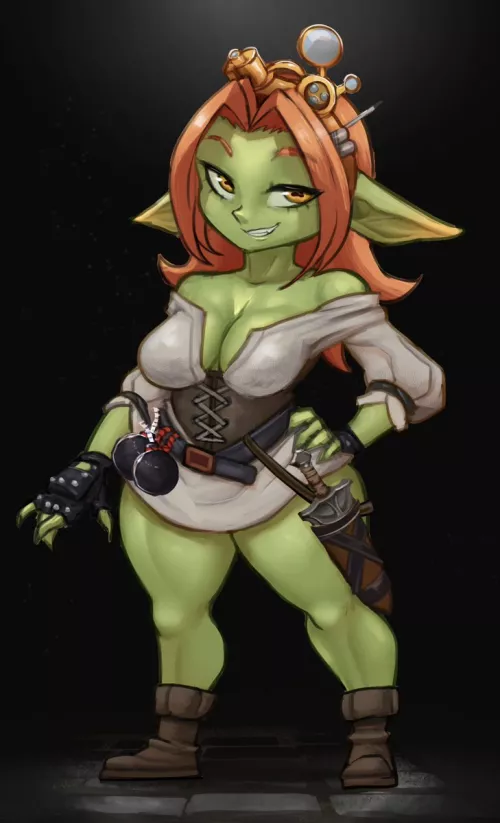 Gabriela Wrench Oc design commission, by @dddoodles