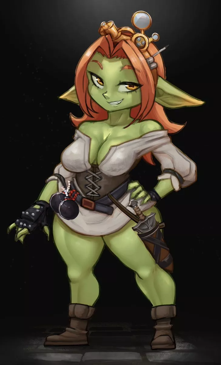 Gabriela Wrench Oc design commission, by @dddoodles