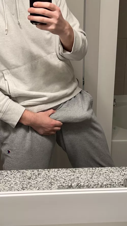 Grey sweats are a classic