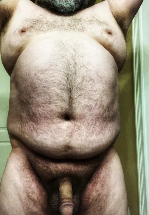 I am a big burley bearded guy finally enjoying my body.