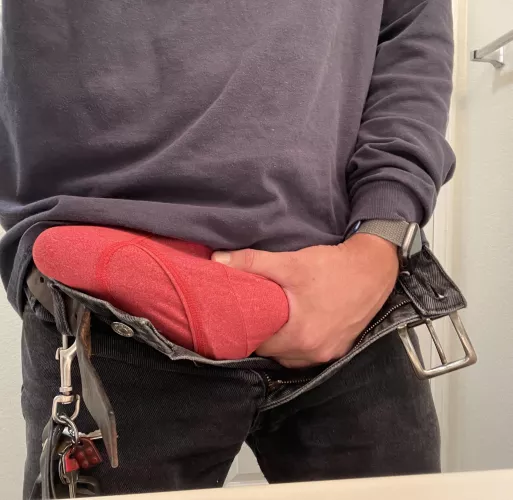 I could barely keep the button on anymore