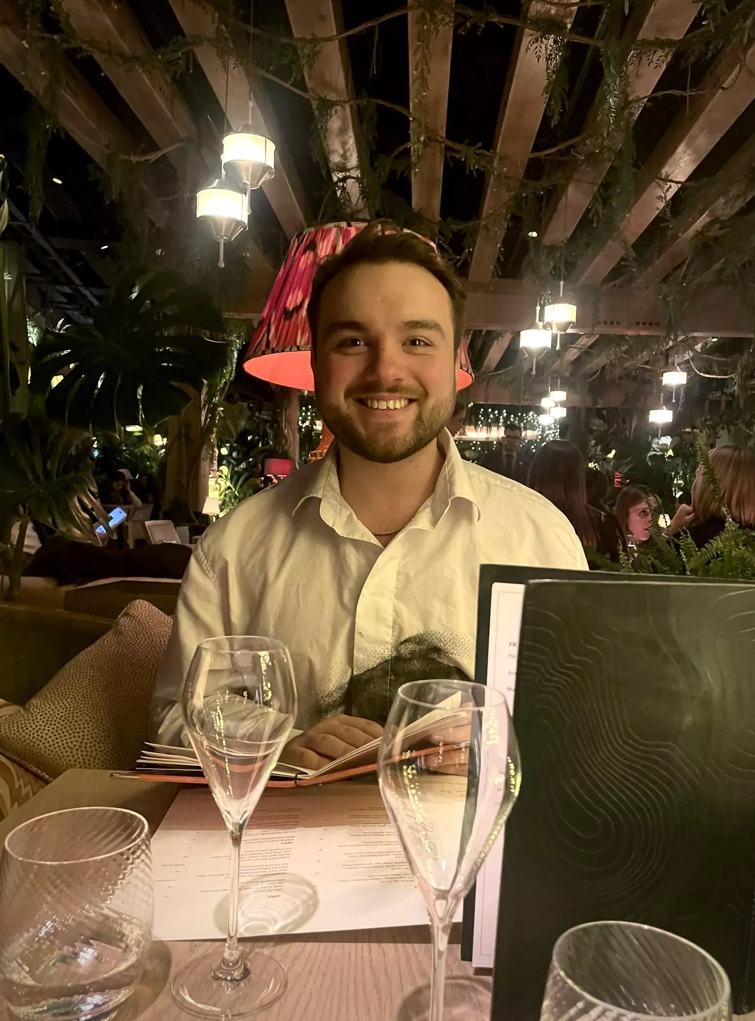 I think I’m hiding the amount of cocktails I’d had before this meal quite well…? 😅 should definitely have spent more time ironing though