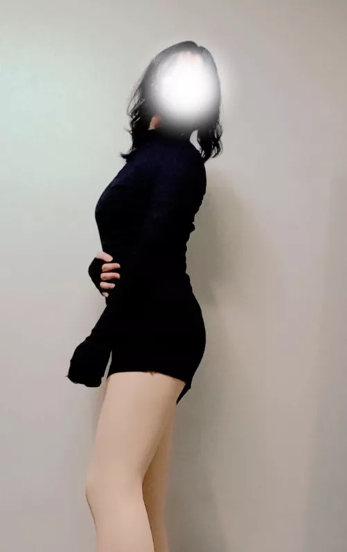 I went out wearing this, but it seemed too short