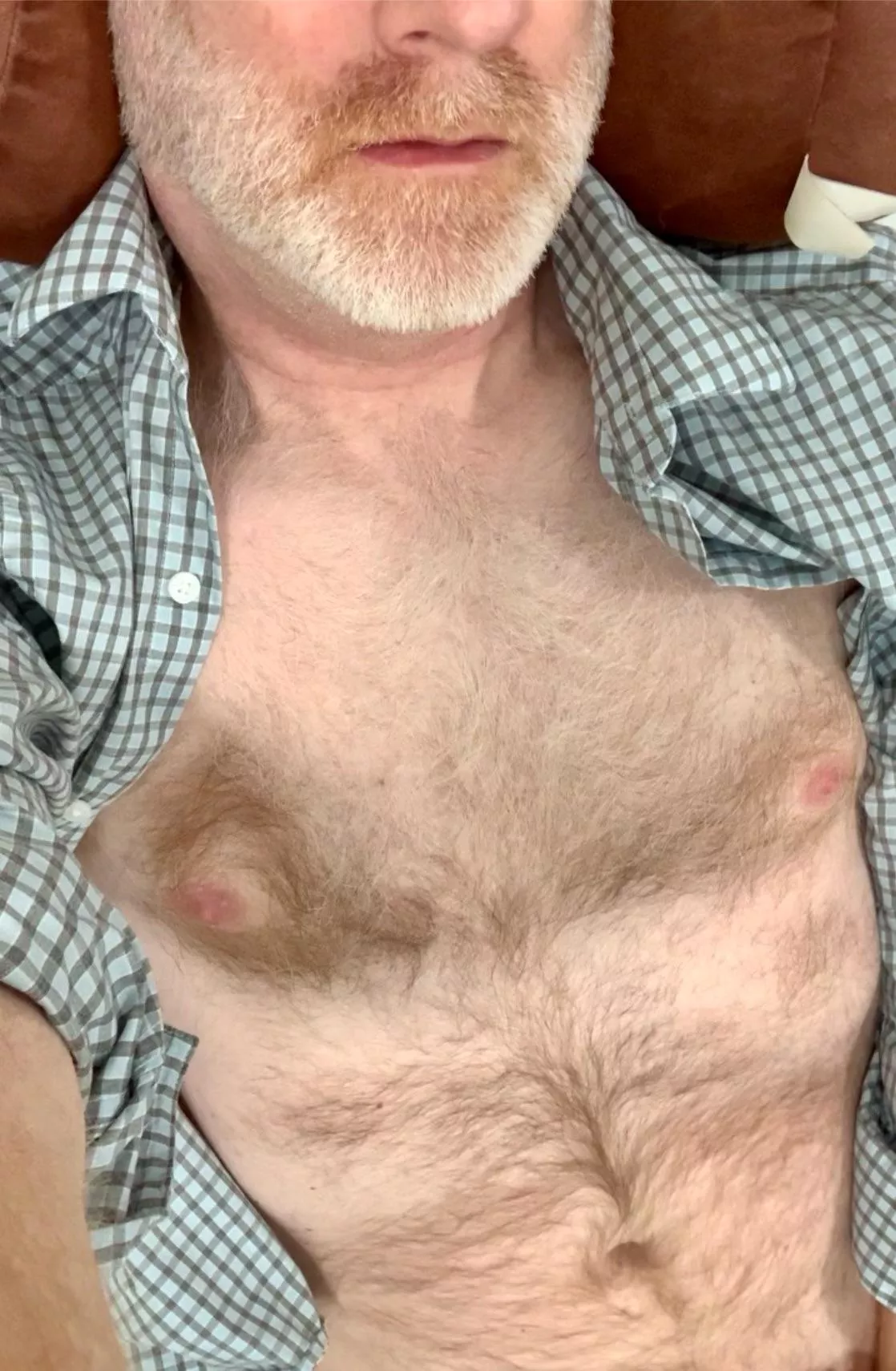 Imagine you’ve just torn my shirt open. What should we do next?