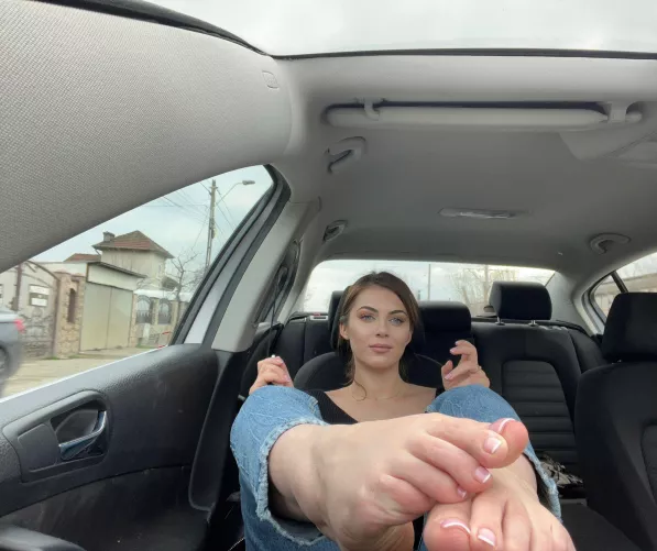 I’ve been fantasizing about my toes in your face. OC