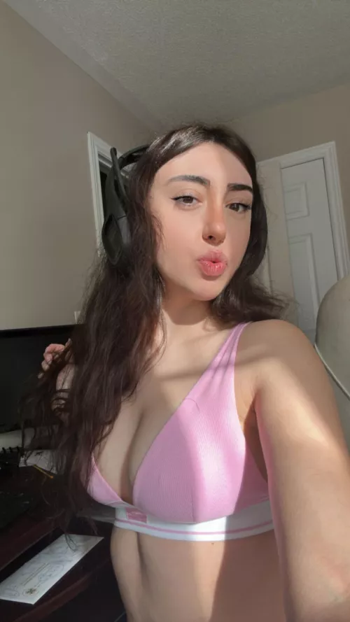 Just an adorable angel with some beautiful boobs for your viewing pleasure