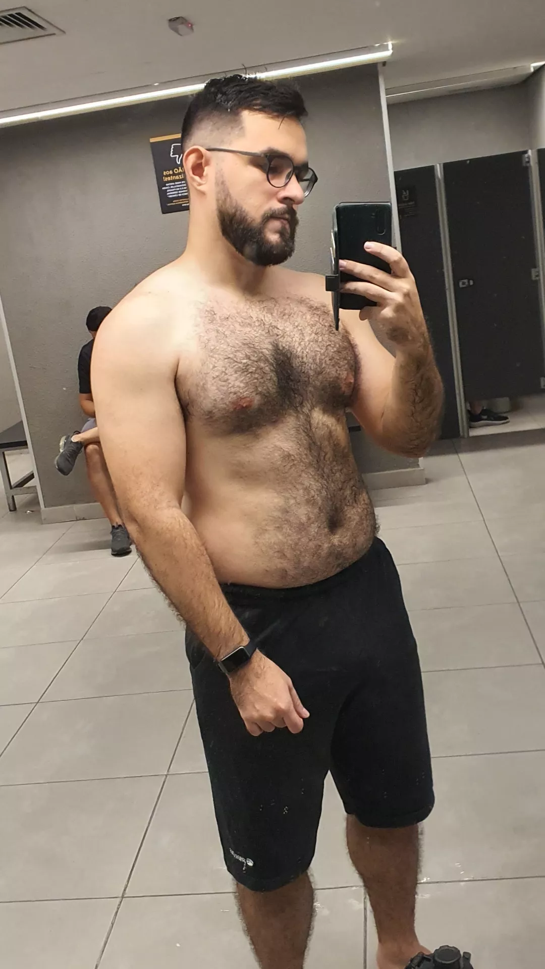Just finished working out! 🐻 🇧🇷