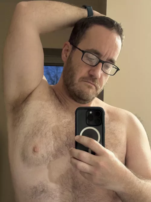 Morning stretches. 😉