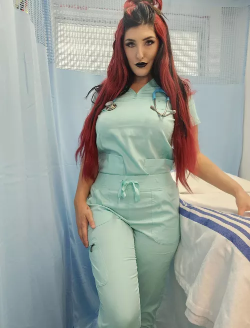 most of the guys at work know im hiding big sweater puppies under my scrubs