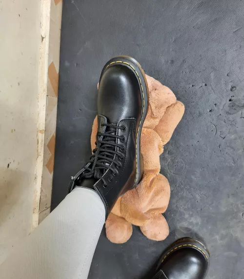 My Boots were made to trample and Stomp you! That's where you belong