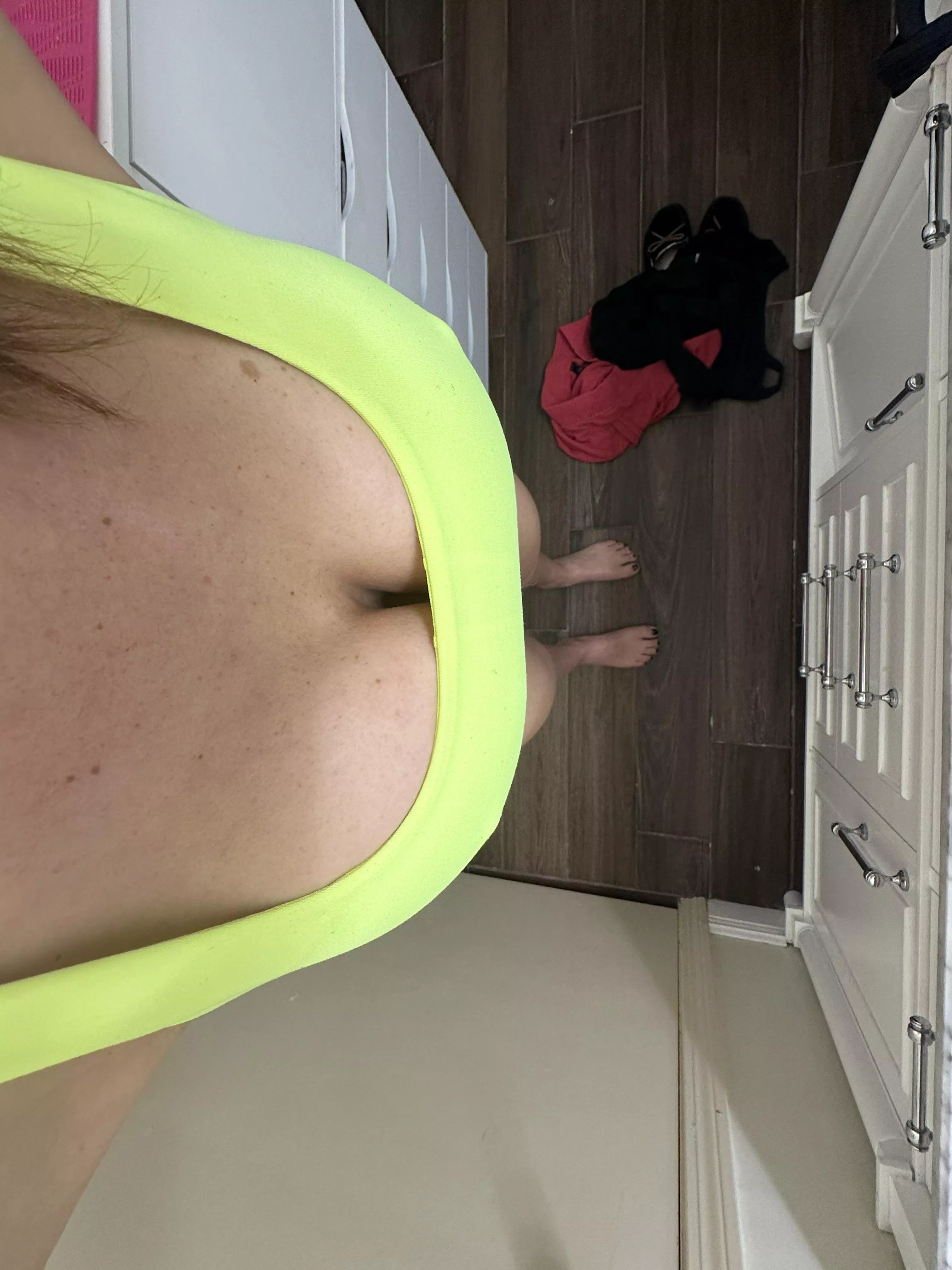 My feet seem so far away!