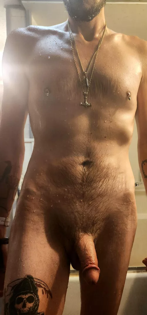 Nothing better than a hot shower after a long day