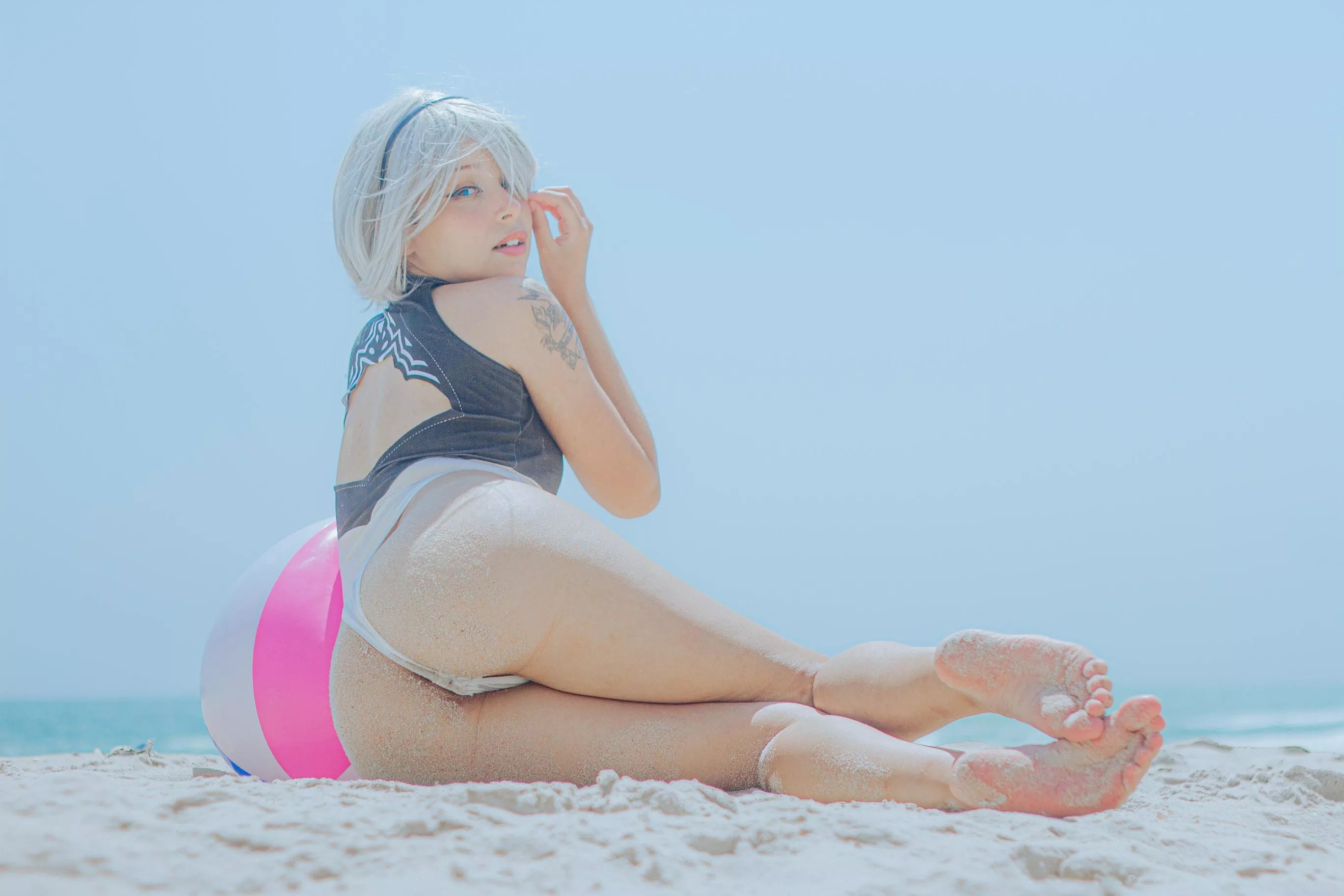 Oops, I need to clean this sand here