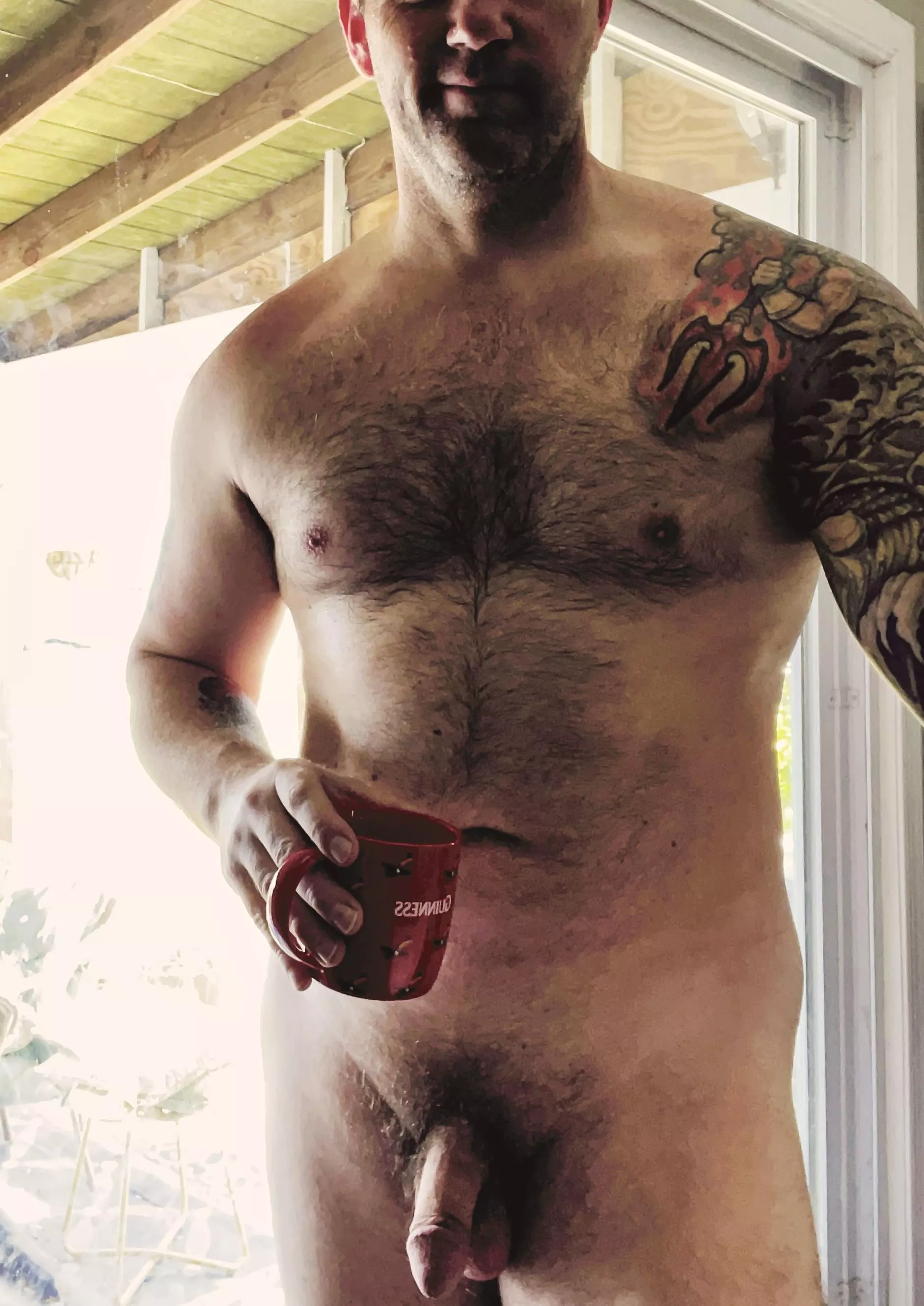 Post-workout cup, and a little bit of sunshine.