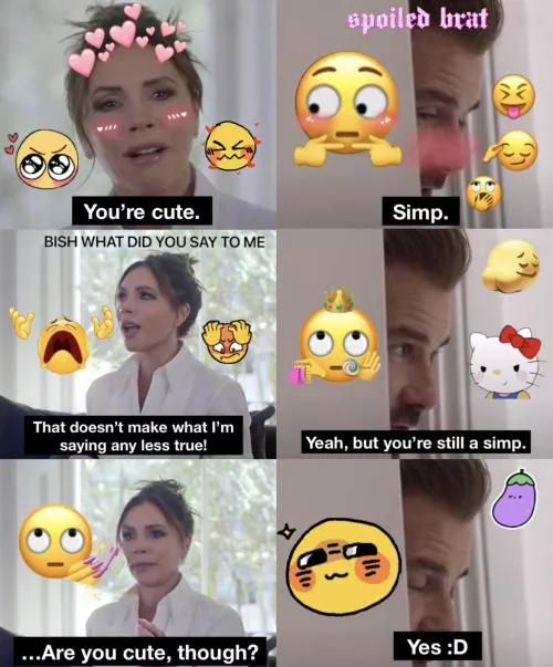 POV: your boy always has SOMETHING to say in response to you