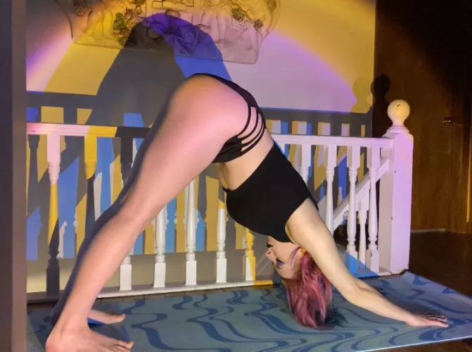 proud of my downward dog