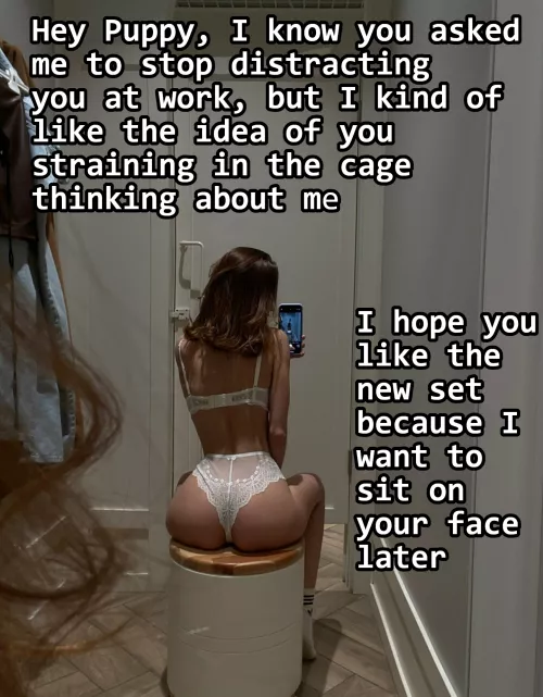 She knows how to distract you