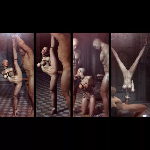 SPREAD, KNEEL & SUCK