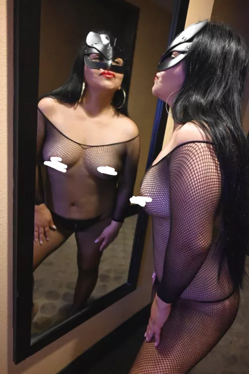 Take a look of my long black hair