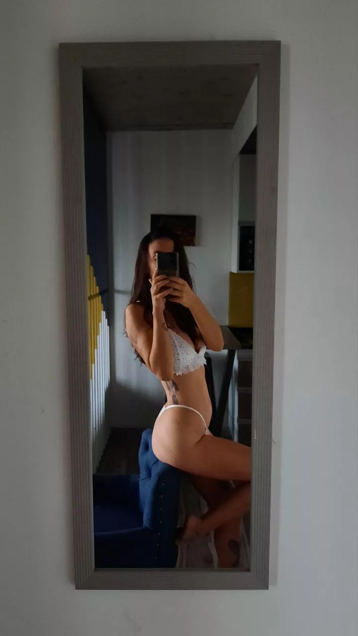 Take off my panties, and I'll let you play with my ass.