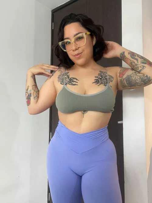 Tattoos and glasses…a winning combo