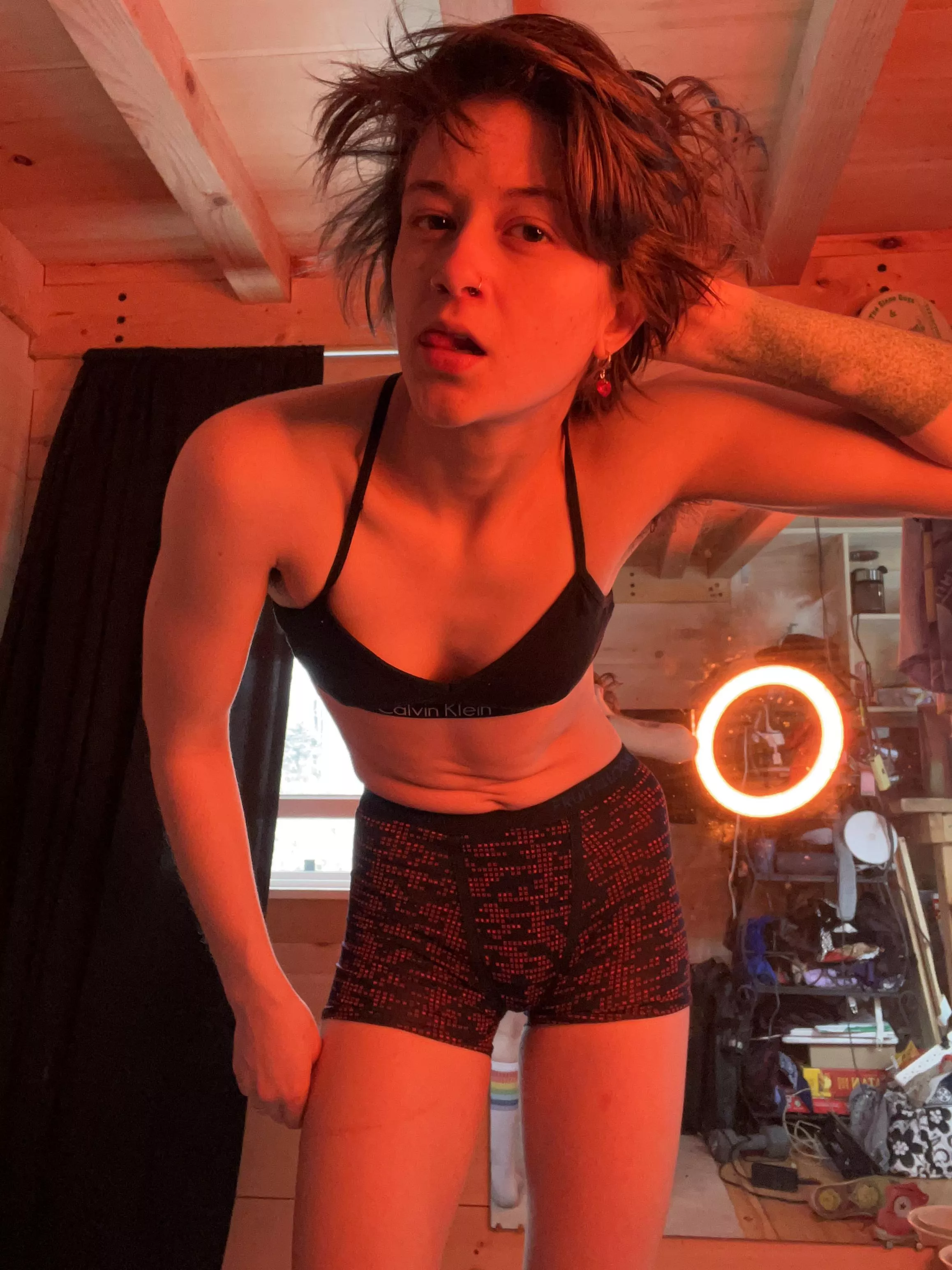 This is right after a workout😏💦