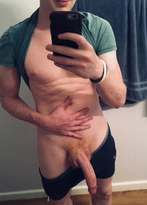 Throat it so you can feel it grow